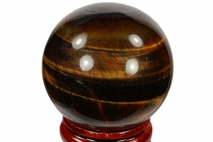 Polished Red Tiger's Eye Sphere - South Africa #116081